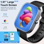 2025 Smartwatch with Fitness Tracker & Call Features