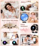 LIGE Women's Smart Watch with AMOLED Screen & Tracker