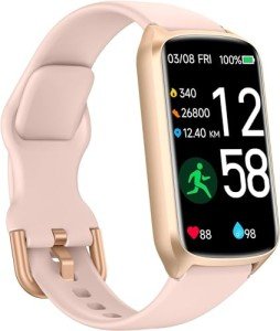 Fitness Tracker with Heart Rate and Sleep Monitor