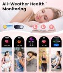 Women's Diamond Smart Watch with AMOLED Display