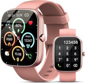 Smart Bluetooth Fitness Watch with Heart Rate Monitor