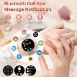 LES FLEURS Women's Smartwatch with Fitness Tracking