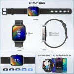 1.85" HD Smart Watch for Men and Women