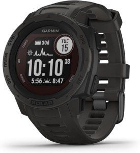 Garmin Instinct Solar GPS Smartwatch, Ultra-Tough Graphite