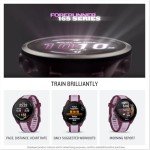 Garmin Forerunner 165 GPS Running Smartwatch - White
