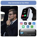 Smartwatch with Call Function, Alexa & Fitness Tracking
