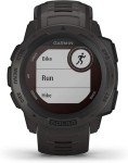 Garmin Instinct Solar GPS Smartwatch, Ultra-Tough Graphite