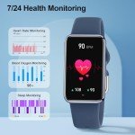 VIPWISE Fitness Tracker Smartwatch with Heart Rate Monitor