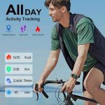 VIPWISE Fitness Tracker Smartwatch with Heart Rate Monitor