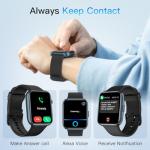 Smartwatch with Call Function, Alexa & Fitness Tracking