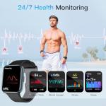 Smartwatch with Call Function, Alexa & Fitness Tracking