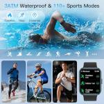 Smartwatch with Call Function, Alexa & Fitness Tracking