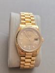 Rolex Day-Date 36mm Diamond Dial Gold Watch