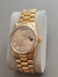 Rolex Day-Date 36mm Diamond Dial Gold Watch