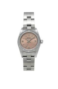 Rolex Oyster Perpetual Ladies Watch with Pink Dial