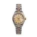 Rolex Datejust 69173 Gold & Steel Diamond Dial