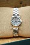 Ladies Rolex Datejust 26mm White Gold Diamond Dial