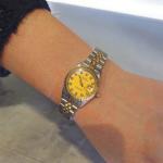 Rolex Datejust 69173 Gold & Steel Diamond Dial