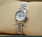 Ladies Rolex Datejust 26mm White Gold Diamond Dial