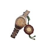 Rolex Datejust 69173 Gold & Steel Diamond Dial