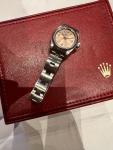 Rolex Oyster Perpetual Ladies Watch with Pink Dial