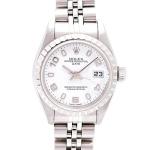 Rolex Women's Oyster Perpetual Date Watch White Dial