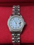 Rolex Date Just 26mm Diamond Bezel Ladies Watch