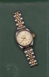 Rolex Datejust 26mm Ladies Steel Gold Diamond Dial