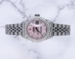 26mm Ladies Rolex Datejust with Pink Diamond Dial