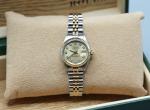 Rolex Datejust 26mm Ladies Steel Gold Diamond Dial