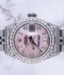 26mm Ladies Rolex Datejust with Pink Diamond Dial