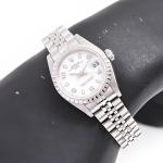 Rolex Women's Oyster Perpetual Date Watch White Dial