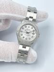 Rolex Datejust 26mm Silver Diamond Dot Dial