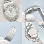 Rolex Datejust 26mm Silver Diamond Dot Dial