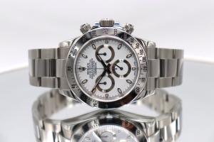 Rolex Daytona Stainless Steel White Dial 116520
