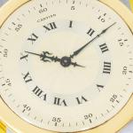 Cartier Slim Gold Keyless Pocket Watch C1940