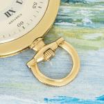 Cartier Slim Gold Keyless Pocket Watch C1940
