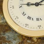 Cartier Slim Gold Keyless Pocket Watch C1940