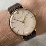 1968 Rolex Precision 9ct Gold Vintage Watch