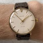 1968 Rolex Precision 9ct Gold Vintage Watch
