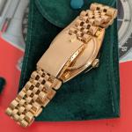 Rolex DateJust 1601/8 White Dial Solid Gold