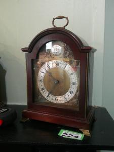 Garrard Elliott 8-Day Brass Mantle Clock