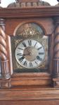German Antique Oak Mantle Clock H.A.C Wurttemberg