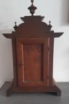 German Antique Oak Mantle Clock H.A.C Wurttemberg