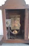 German Antique Oak Mantle Clock H.A.C Wurttemberg