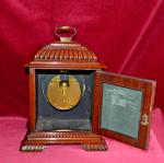 Large Antique Mahogany Astral Bracket Clock