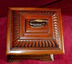 Large Antique Mahogany Astral Bracket Clock