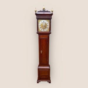 Georgian Oak 8-Day Grandfather Clock by Houton