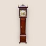 Georgian Oak 8-Day Grandfather Clock by Houton