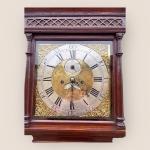 Georgian Oak 8-Day Grandfather Clock by Houton